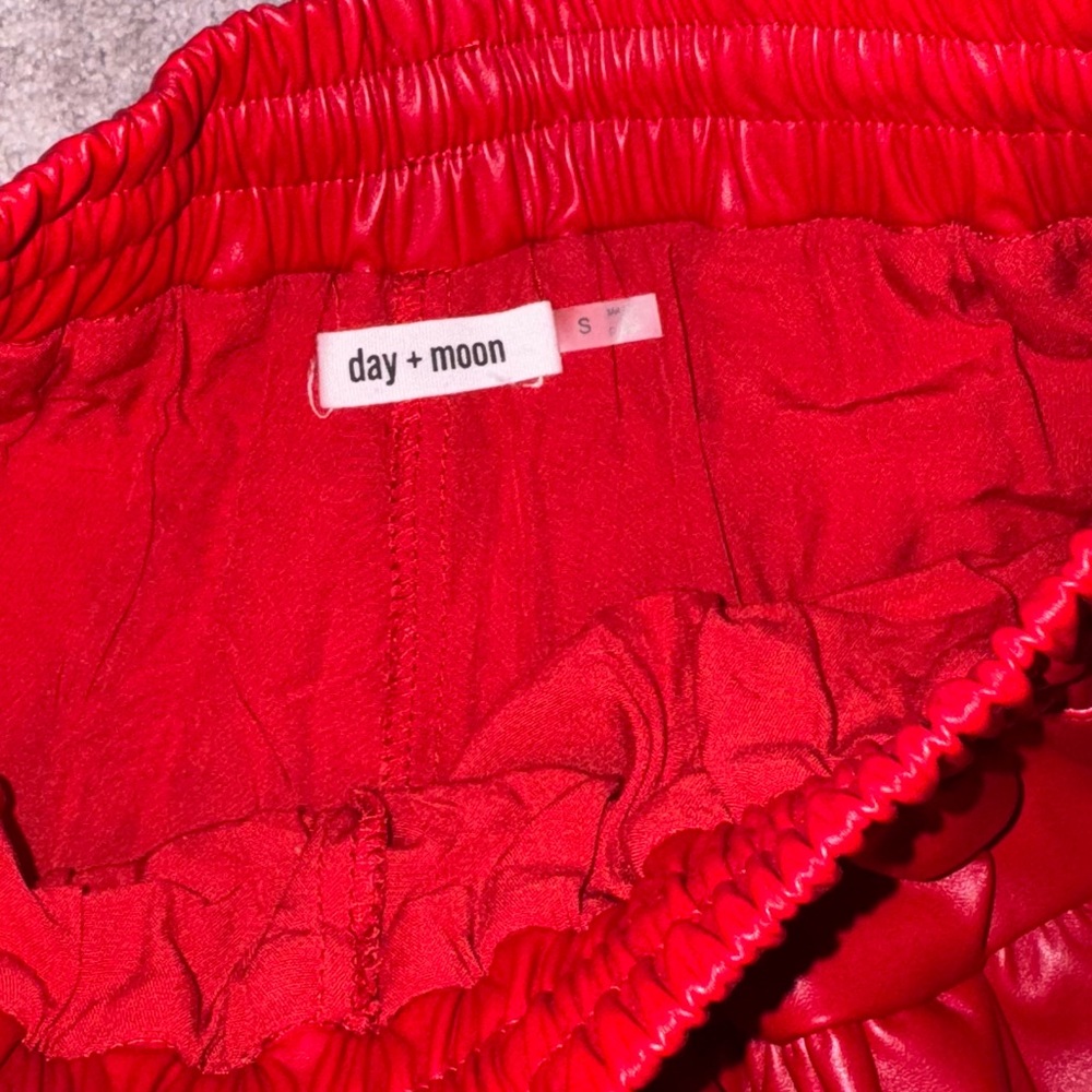 Red Ruffled Women's Skort - Picture 4 of 6